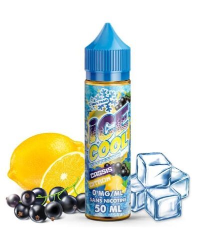 Ice Cool Cassis Citron – E-liquide Frais et Acidulé 50 ml