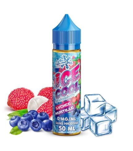 Ice Cool Litchi Myrtille – E-liquide Frais & Fruité 50 ml