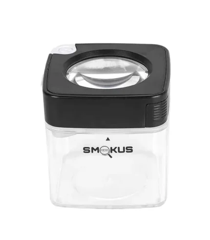 Smokus Focus Comet – bocal de poche avec loupe & LED (3,5 g)