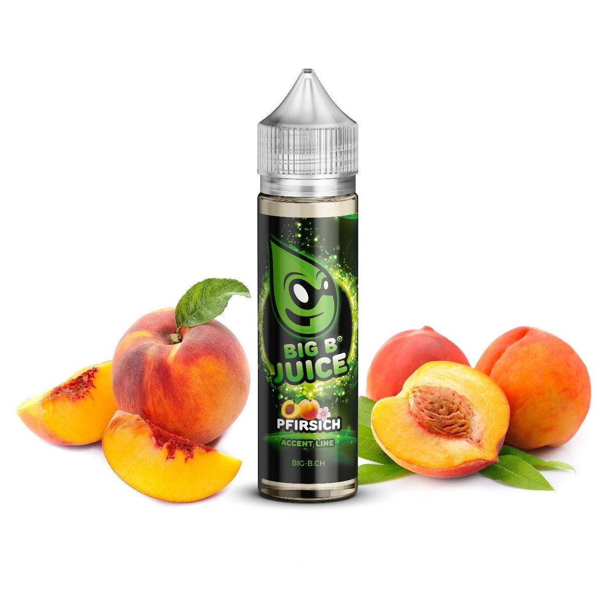 Big B Juice Accent Line Peach - E-Liquide Peche 50ml 70/30 – Image 1