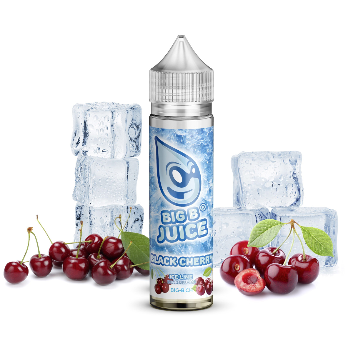 Big B Juice ICE Line Black Cherry - E-Liquide Cerise Glacee 50ml 70/30 – Image 1