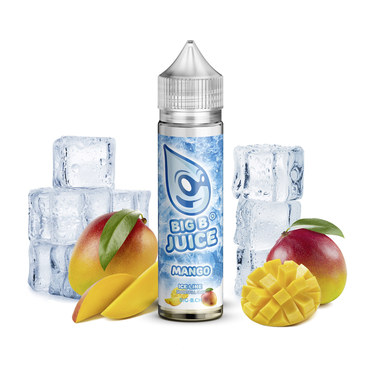 Big B Juice ICE Line Mango - E-Liquide Mangue Glacee 50ml 70/30 – Image 1
