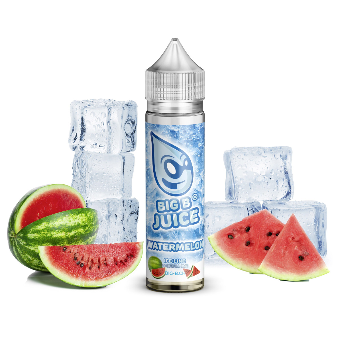 Big B Juice ICE Line Watermelon - E-Liquide Pasteque Glacee 50ml 70/30 – Image 1