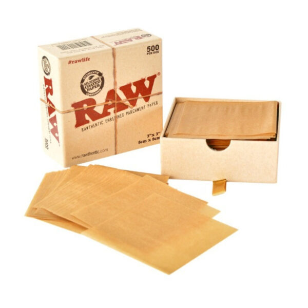 RAW Parchment carrés 8x8cm lot 500