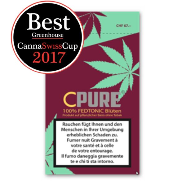 C-Pure Fedtonic CBD 10g — Substitut de tabac – Image 1