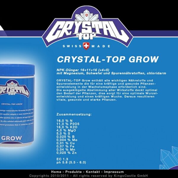 Crystal Top Grow 250g