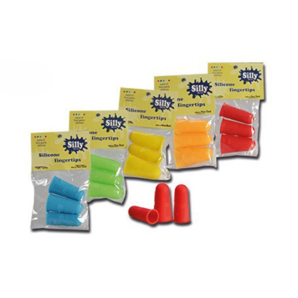 Black Leaf Silly protection doigt silicone jaune