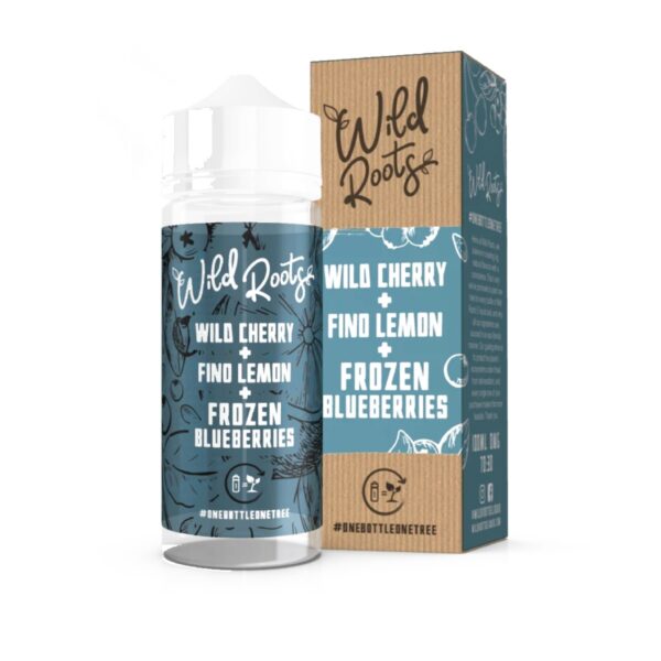 E-liquide WildRoots – Wild Roots Wild Cherry Find Lemon Frozen Blueberries 100ml 70/30