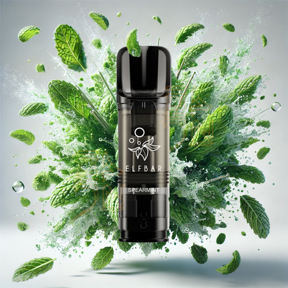 Elf Bar ELFA Pro No Nic Prefilled Pod (2 x 2ml) Spearmint – Image 1