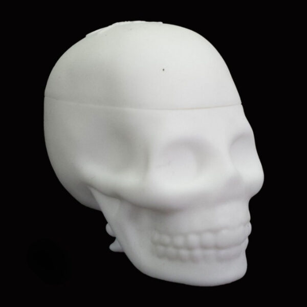 NoGoo Skull White conteneur silicone fluorescent