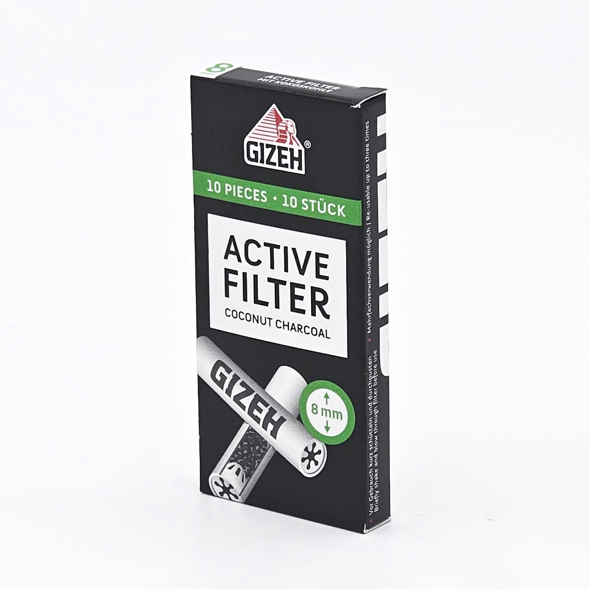 GIZEH Active Filtre 8mm 10 pcs – Image 1