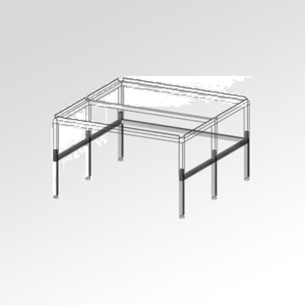 GrowRACK 1.0 Extension Set 55 cm — Rehausse haute