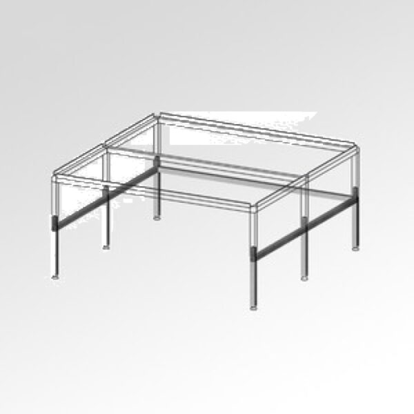 GrowRACK 1.2 Extension Set 55 cm — Rehausse haute