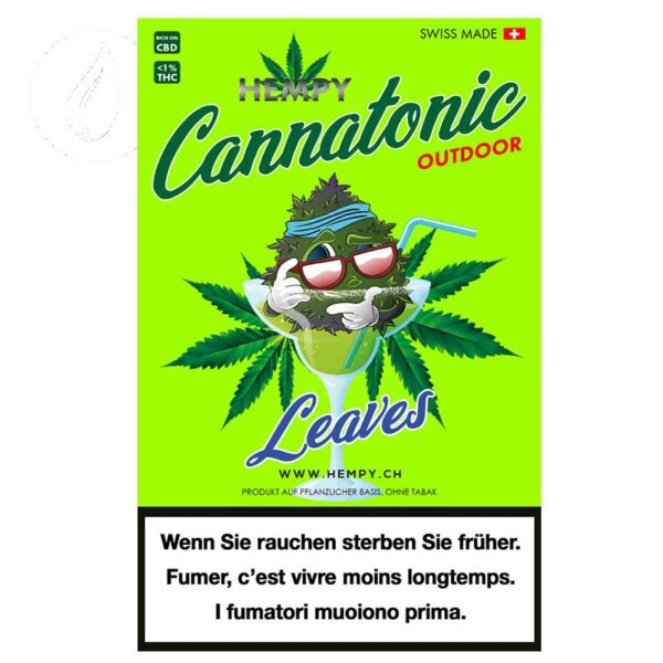 Hempy Cannatonic Outdoor Leaves CBD 25g — Feuilles de Chanvre Suisse – Image 1