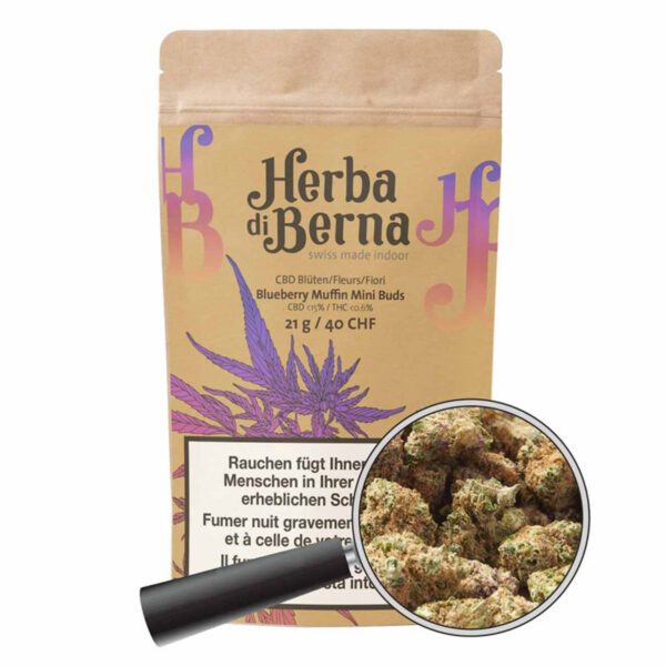 Herba di Berna Blueberry Muffin Mini Buds CBD 21g