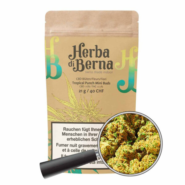 Herba di Berna Tropical Punch Mini Buds CBD 21g