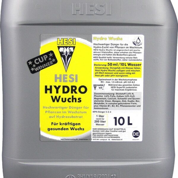 Hesi Hydro Croissance - Engrais Végétatif Hydroponie 10L