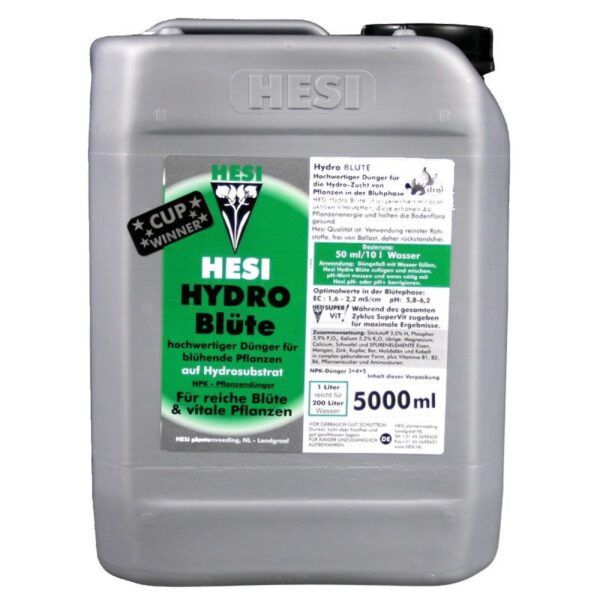 Hesi Hydro Floraison - Engrais Floraison Hydroponie 5L