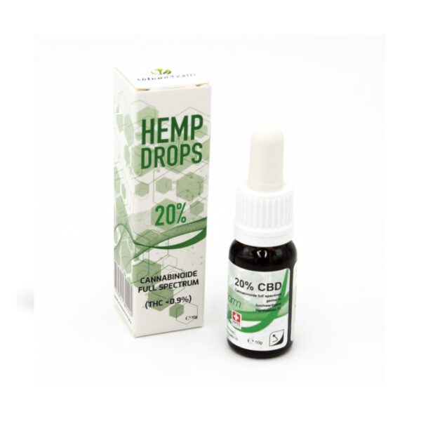 Huile de CBD - Urban Pharm Hemp Drops 20% – Image 1