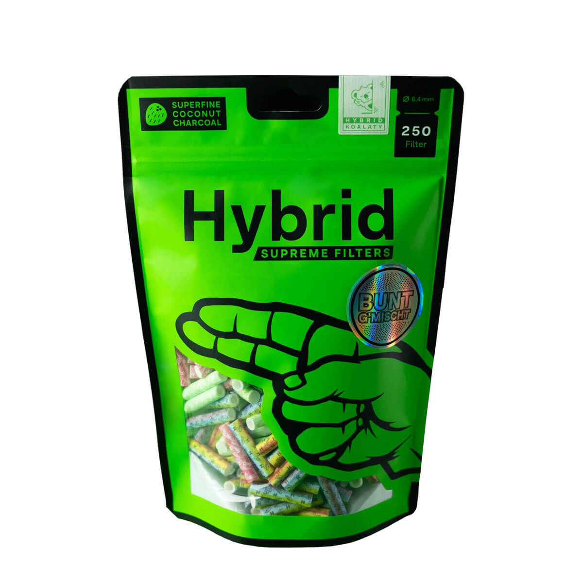 Hybrid Supreme Filtre Multicolore Mélangé 6.4mm 250pcs – Image 1