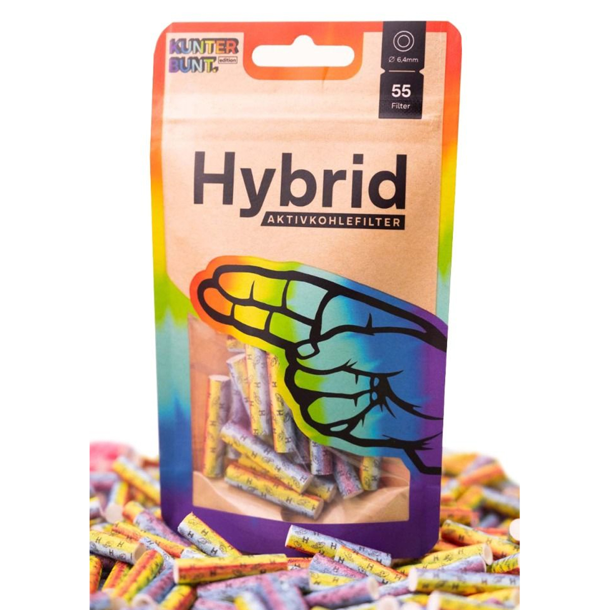 Hybrid Supreme Filtre Special Edition Multicolore 6.4mm 55pcs – Image 1