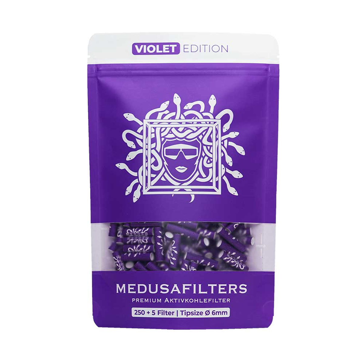 Medusa Filtres hybrides Violet 6mm 250pcs – Image 1
