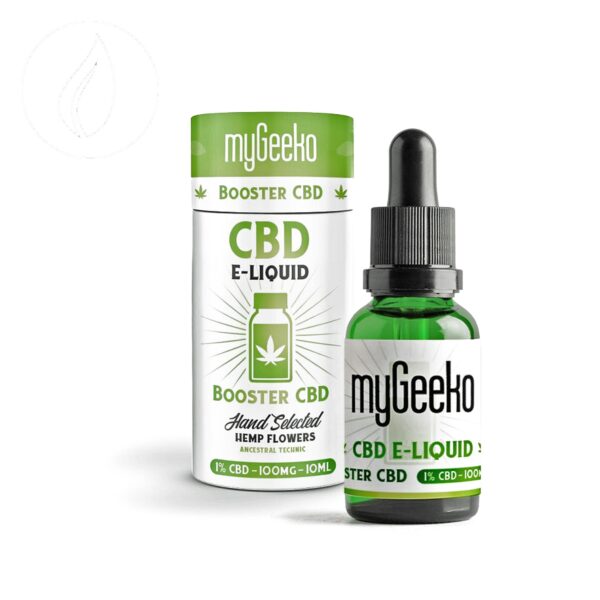 myGeeko CBD Booster - E-Liquide CBD 1000mg 10% 10ml 50/50 – Image 1
