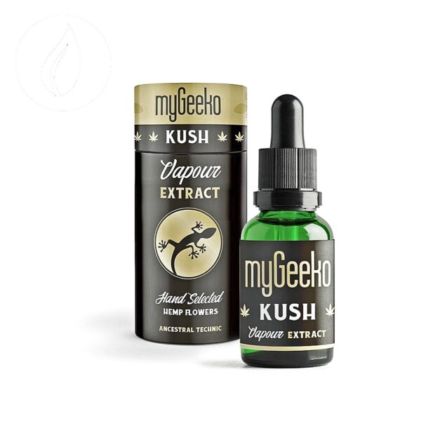myGeeko Kush Vapour Extract - E-Liquide Aromatique 10ml 50/50 – Image 1