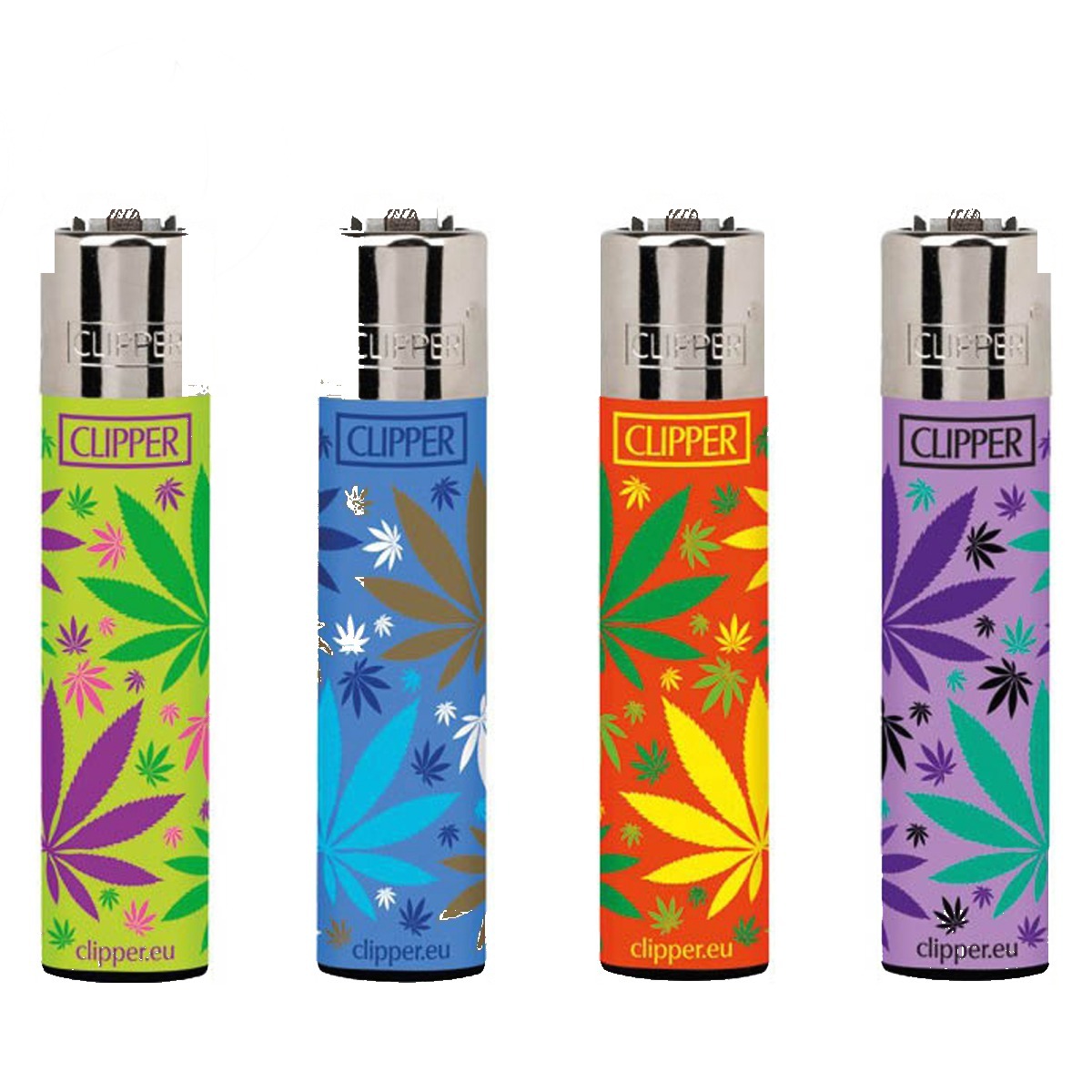 p-23028-26666-v7 Briquet Clipper Leaves 3A — Rechargeable butane – Image 1