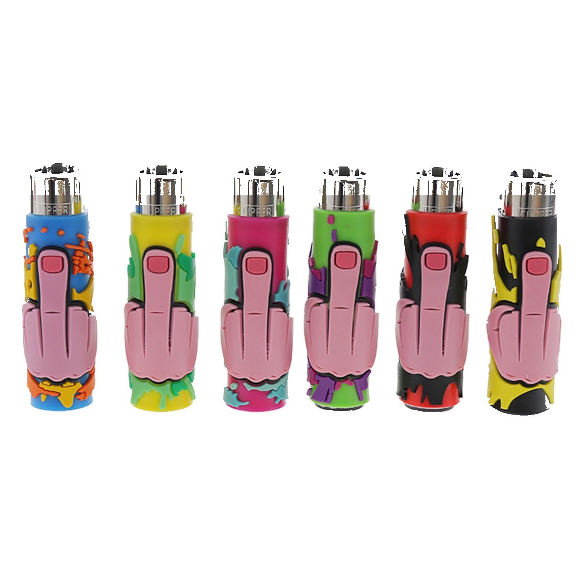 p-25927-26548-v7 Housse Clipper Cover Silikon Pop Fingers cousu main (coloris assorti) — Protection cousue main – Image 1