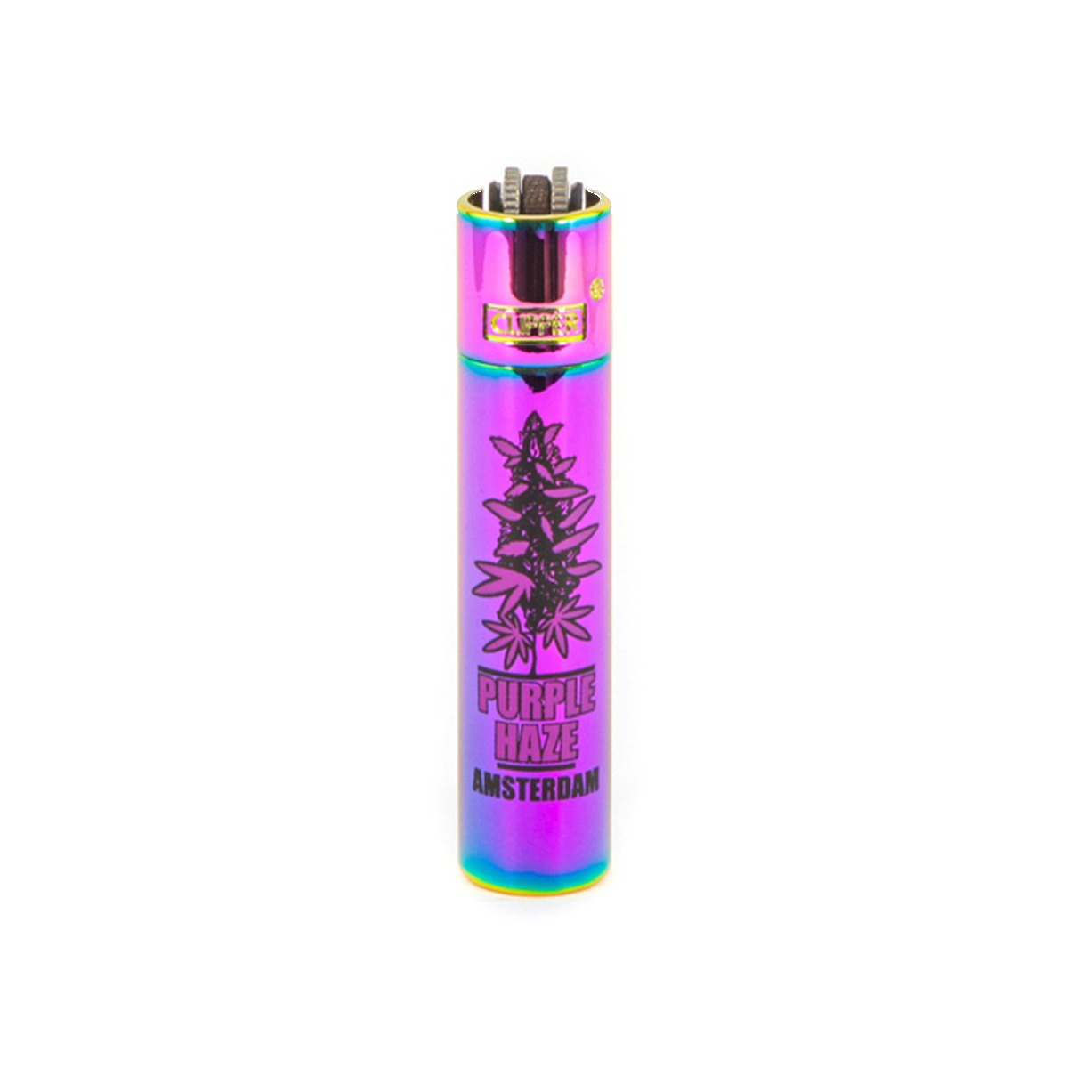 p-26025-26016-v7 Briquet Clipper Metal Icy Adam Purple Haze — Métal premium rechargeable – Image 1