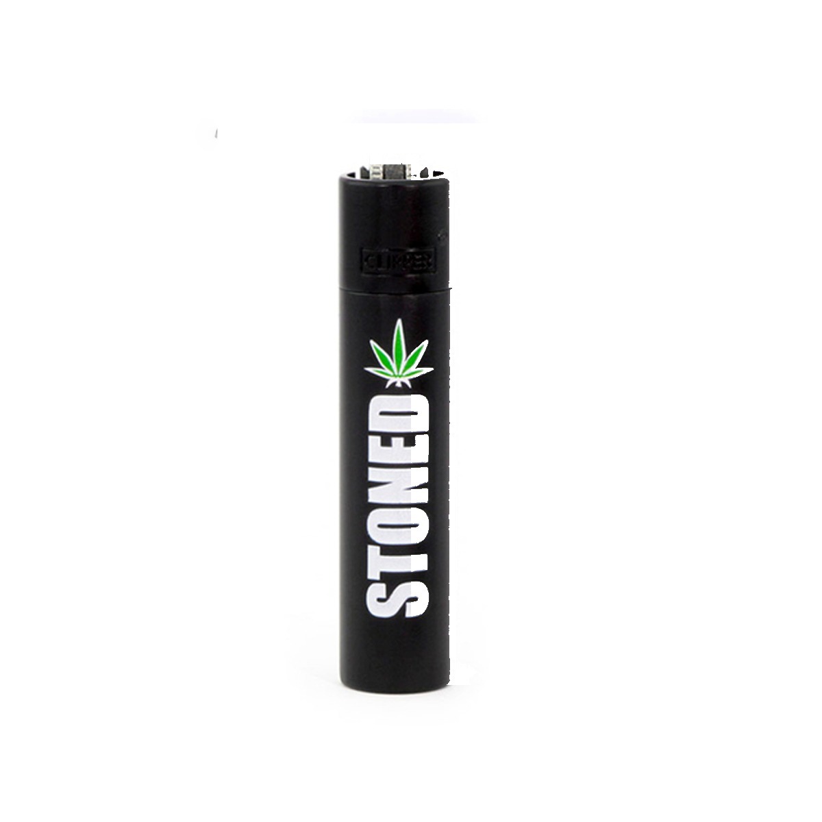 p-26051-26510-v7 Briquet Clipper Metal Adam Stoned Black — Métal premium rechargeable – Image 1