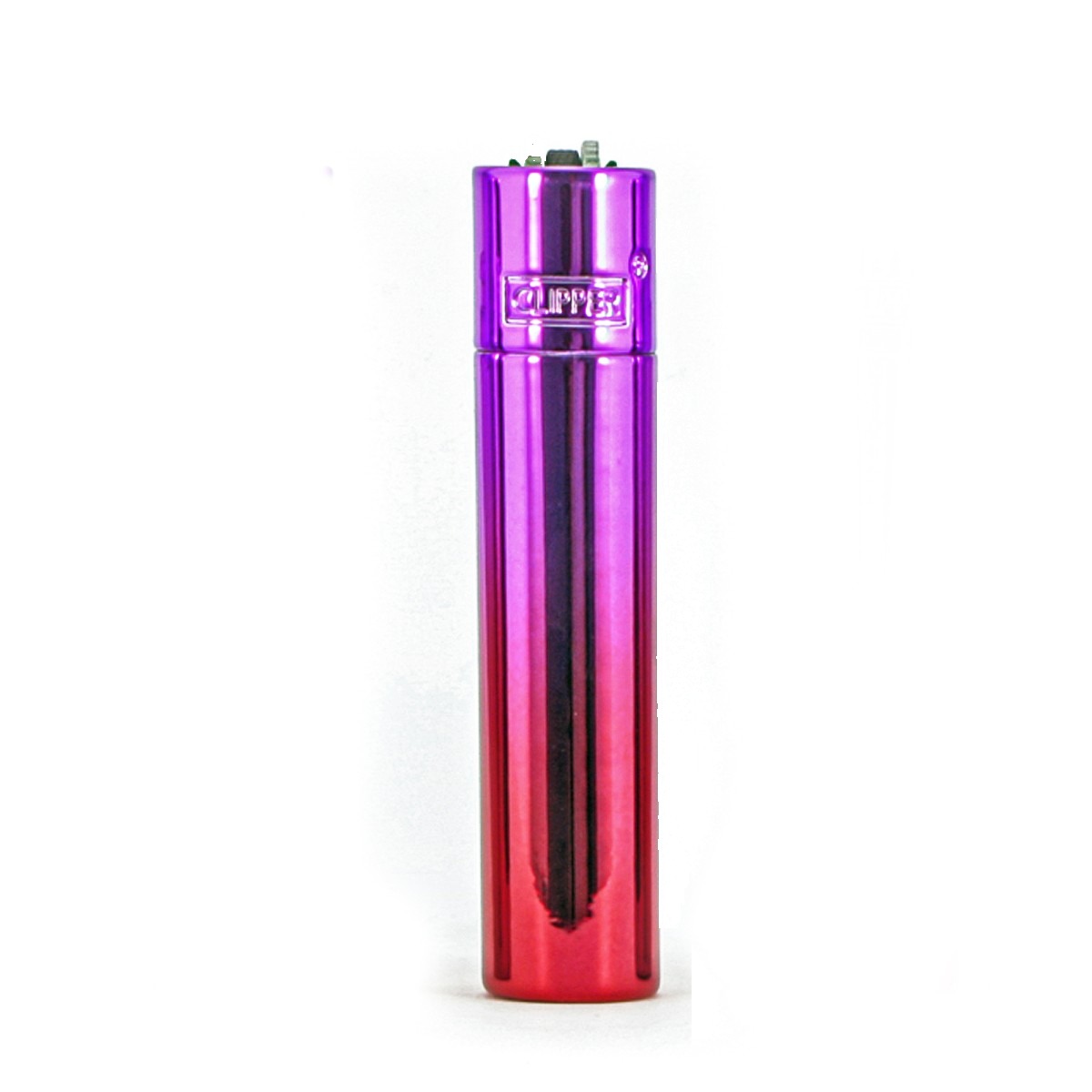 p-26059-26177-v7 Briquet Clipper Metal Pink Gradient — Métal premium rechargeable – Image 1