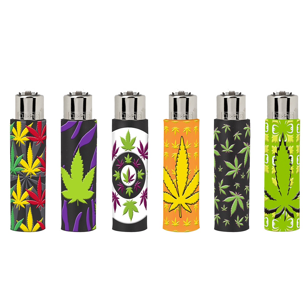 p-26096-26093-v7 Housse Clipper Cover Silikon Weed Fun (coloris assorti) — Protection cousue main – Image 1