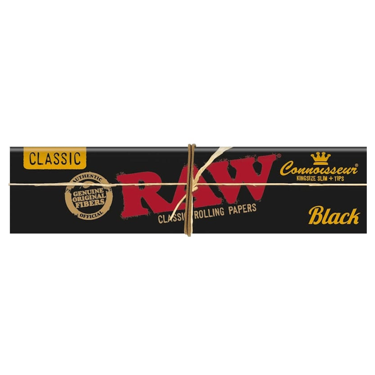 RAW Black Connoisseur Kingsize avec Filtres – Image 1