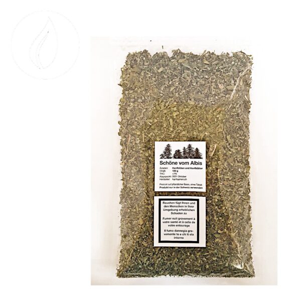 Schöne vom Albis CBD 100g — Fleur Outdoor Suisse Grand Format – Image 1