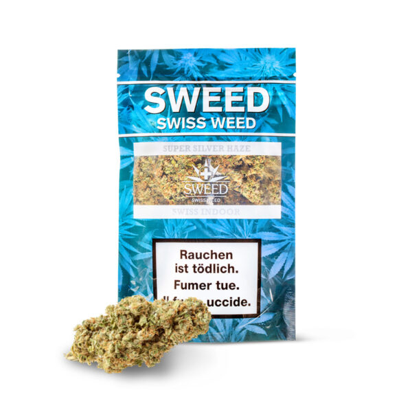 Sweed Super Silver Haze Premium Buds CBD Indoor 2g