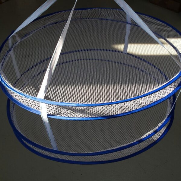 Trinatech - Filet de séchage rond 2 niveaux pliable