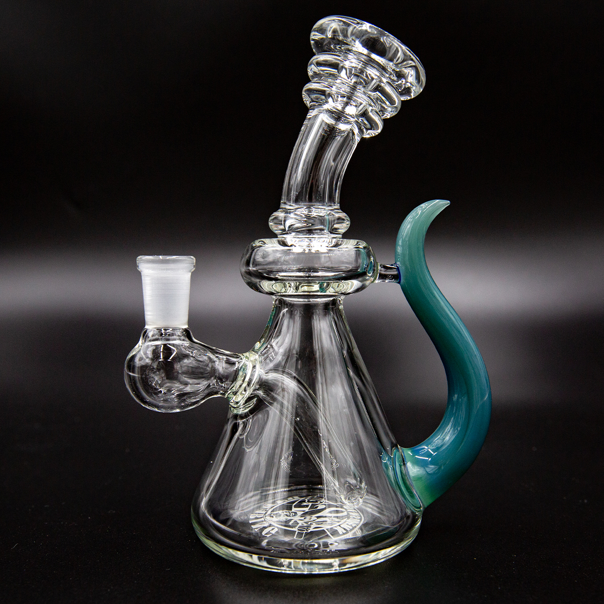 Badabing Verre Badabend Turqoise Horn 10mm – Image 1
